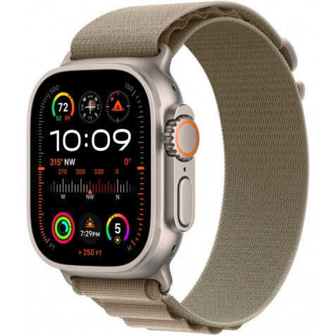 Смарт часы Apple Watch Ultra 2 49mm Titanium Case Alpine Loop Olive, L